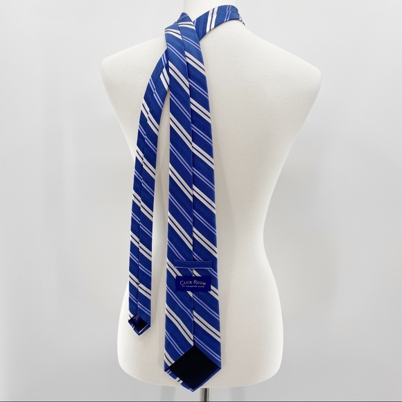 Club Room by Charter Club 100% Silk Tie - Picture 2 of 3
